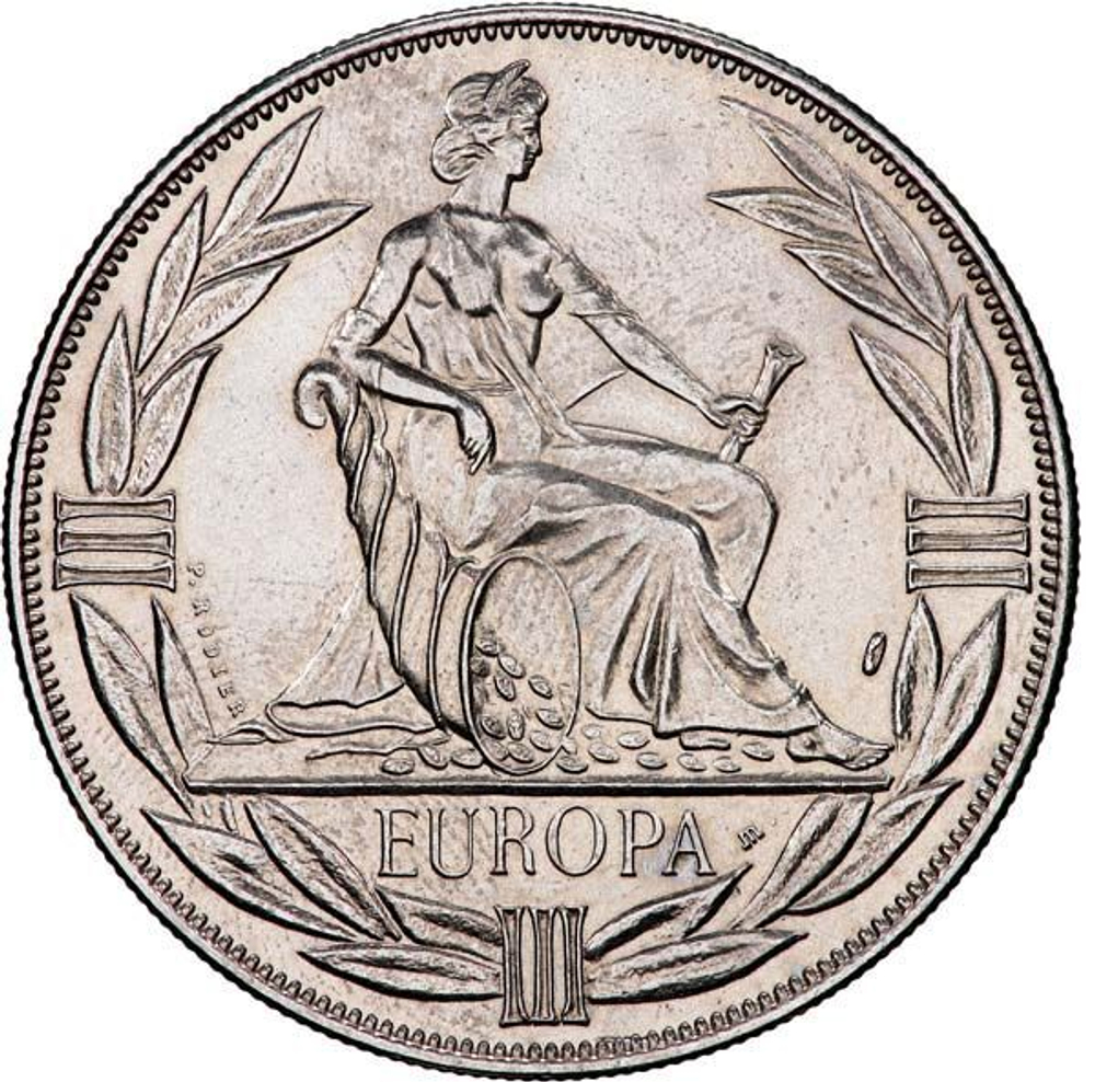 France, ECU Europa Commemorative Coin, 1981