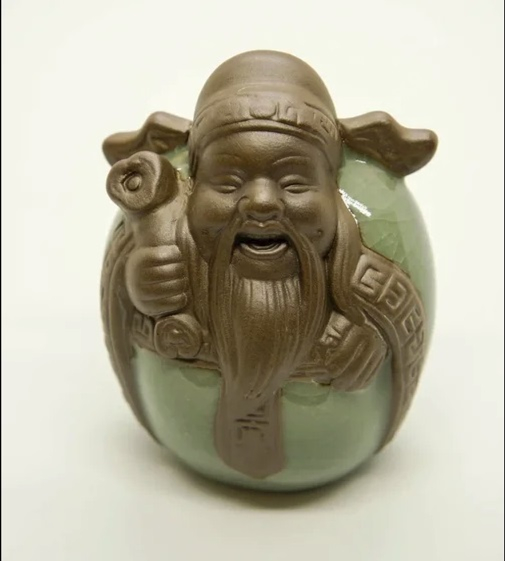 243014 Фигурка СЕЛАДОН+глина "Лусин (талисман семейного счастья)", 6,5 см х 7,5 см