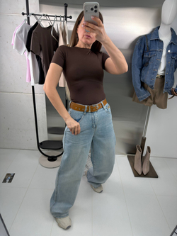 Футболка женская арт. 016 цвет "шоколадный"