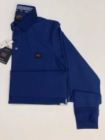 Футболка поло с длинным рукавом