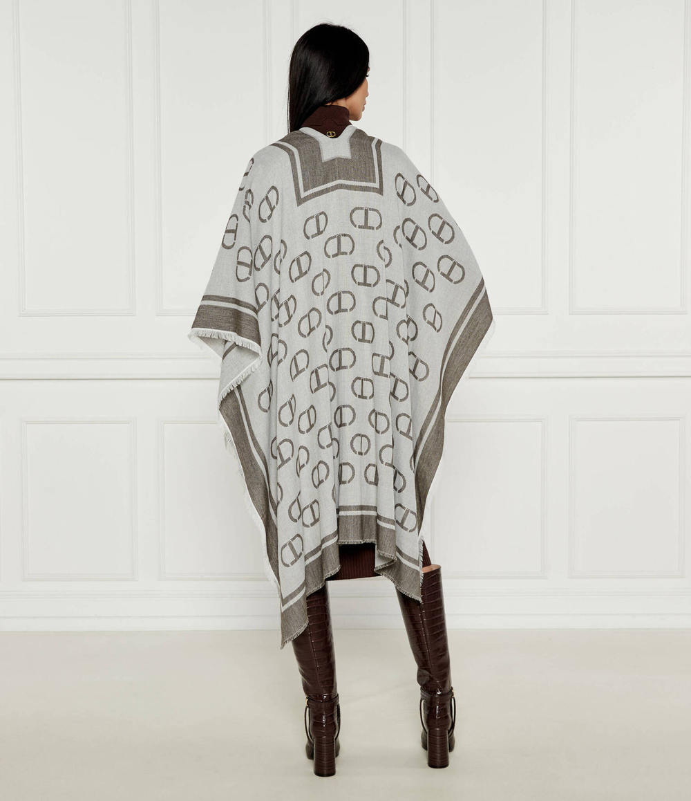 Пончо TWINSET - серый(242TA4710)