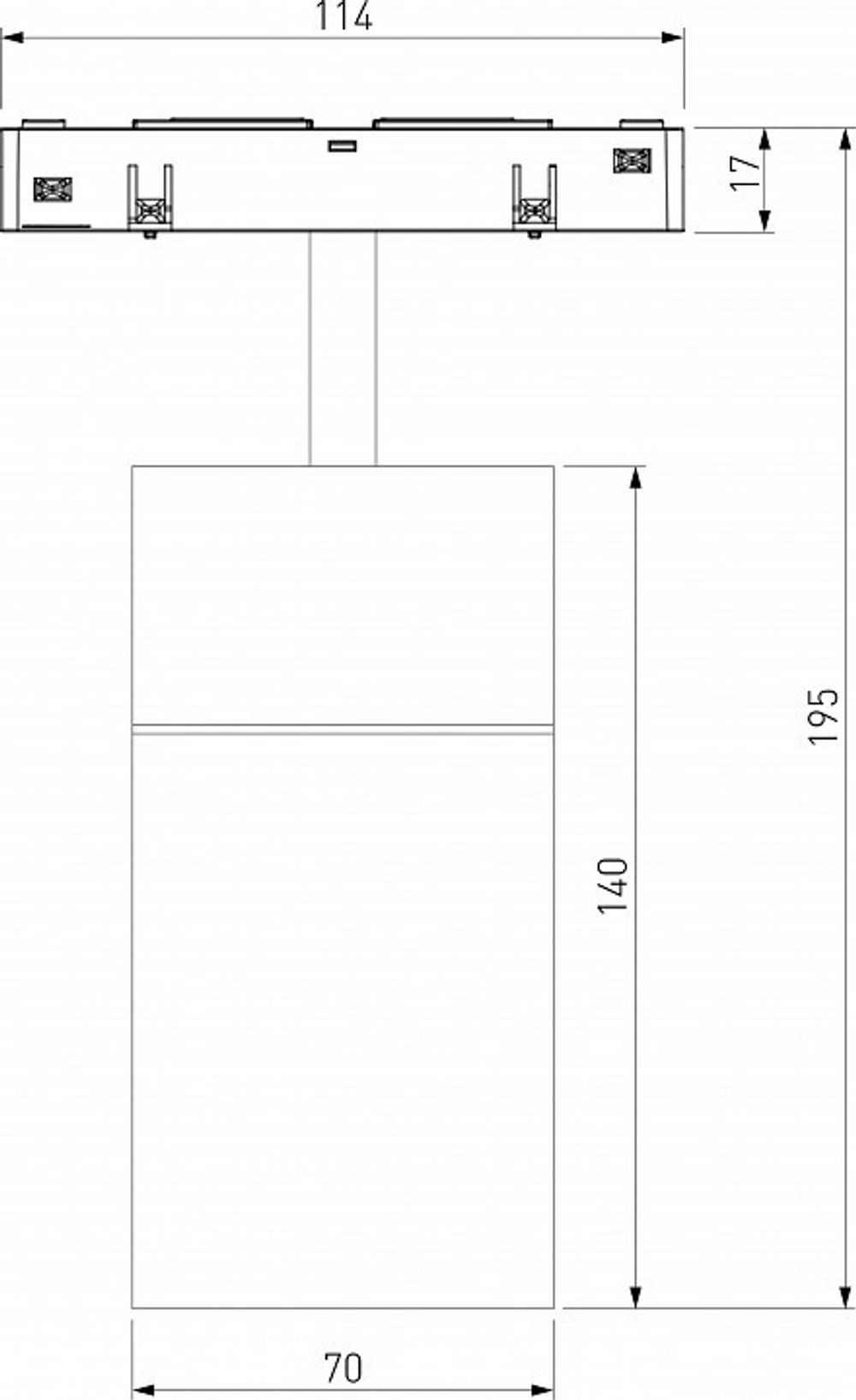 Светильник на штанге Elektrostandard Slim Magnetic a066515