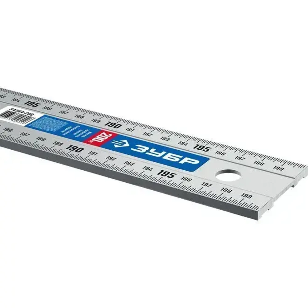 Усиленная алюминиевая линейка ЗУБР АПЛ, 2 м, (34384-200)