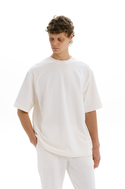 Футболка Mazzika Unisex Oversize OneSize, цвет молоко