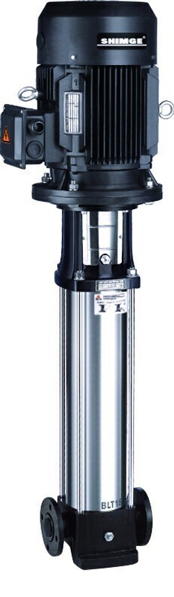 BL Вертикальный многоступенчатый центробежный насос из нержавеющей стали с чугунными вставками, DN80 (до +120°С) для воды