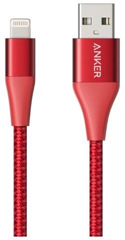 Кабель Anker PowerLine+ II Lightning Cable 0.9 м (A8452) (Red) для iPod, iPhone, iPad