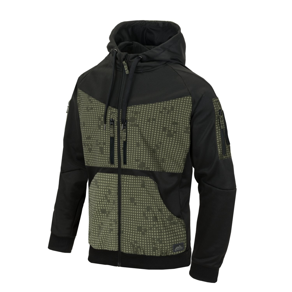 Helikon-Tex ROGUE Hoodie (FullZip) - Black / Desert Night Camo