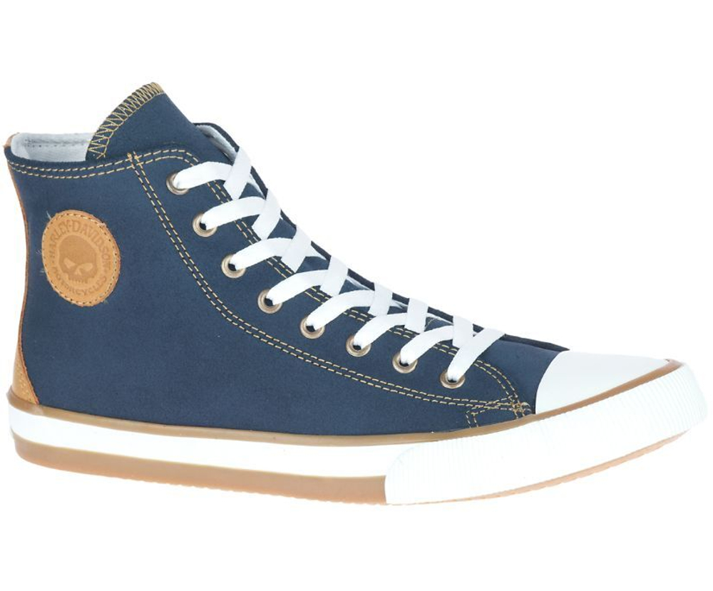 Высокие кеды Filkens Blue Leather Sneakers Harley-Davidson