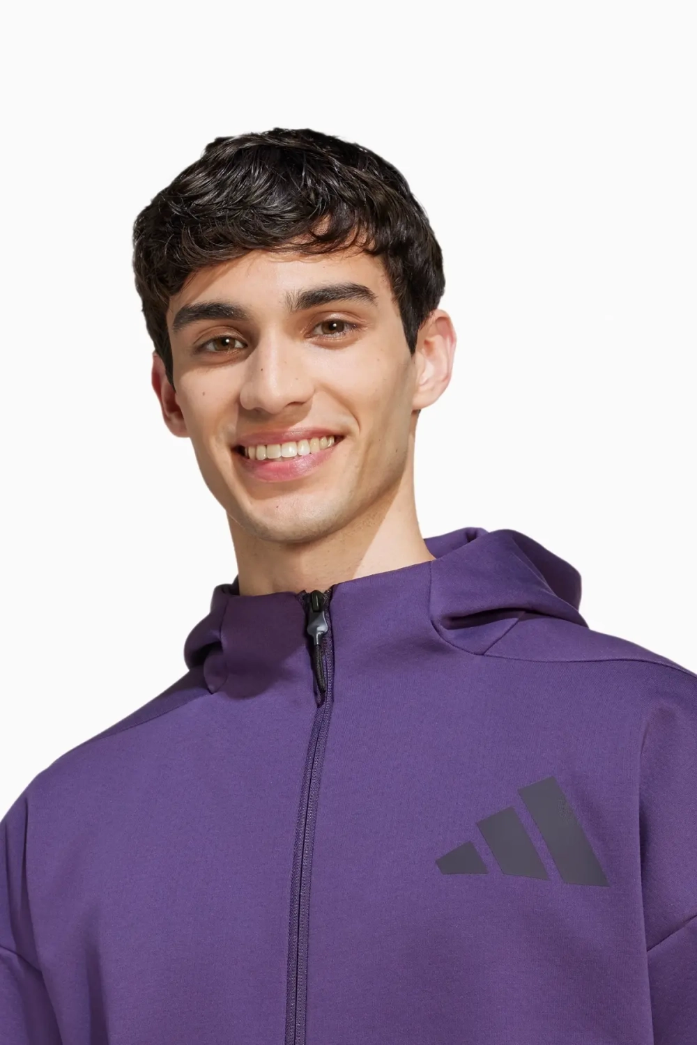 Кофта adidas Z.N.E. Full-Zip - фиолетовый