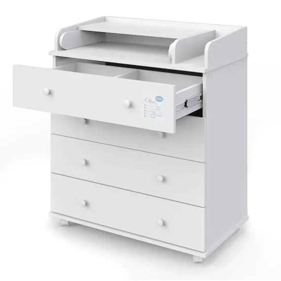 Комод пеленальный детский Атон Орион 804 (Oliver), 80х45х93 см., 4 ящика