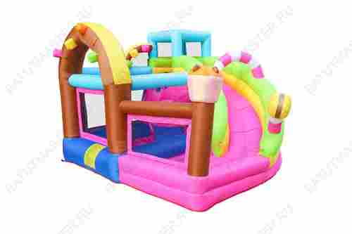 Батут для детей на дачу "Площадка сладостей" 3,2*2,9*2,13 м