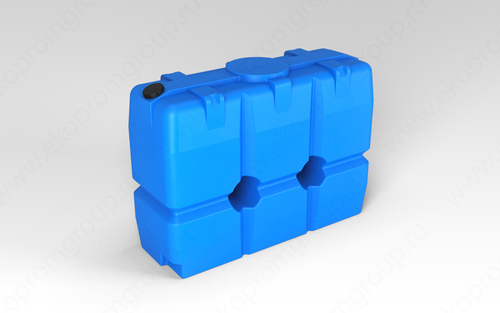 Ёмкость пластиковая пищевая ЭкоПром SK oil 2000 л. прямоугольная узкая (75x210x155см;белый) - арт.555291