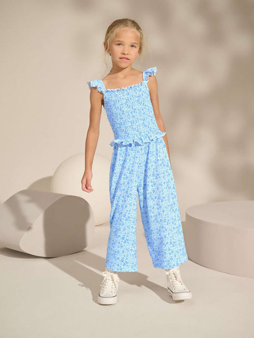 Комбинезон летний для девочки Next AH9-723, Голубой