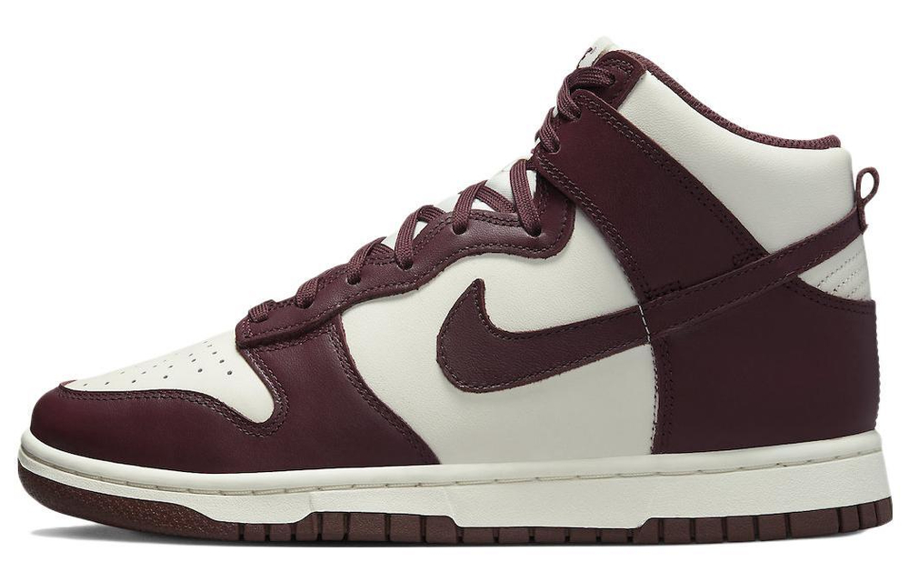 Кроссовки Nike Dunk Burgundy Crush (Женская размерная сетка)