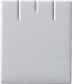 Вкладыш 09/наклонный/для серег/подвески/2 прорези/прорезь для нитки