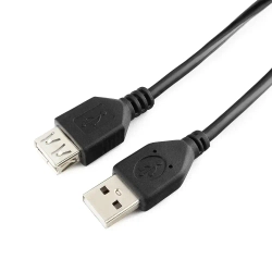 Cablexpert Удлинитель кабеля USB 2.0 Type-A/USB 2.0 Type-B, 4.6 м, черный