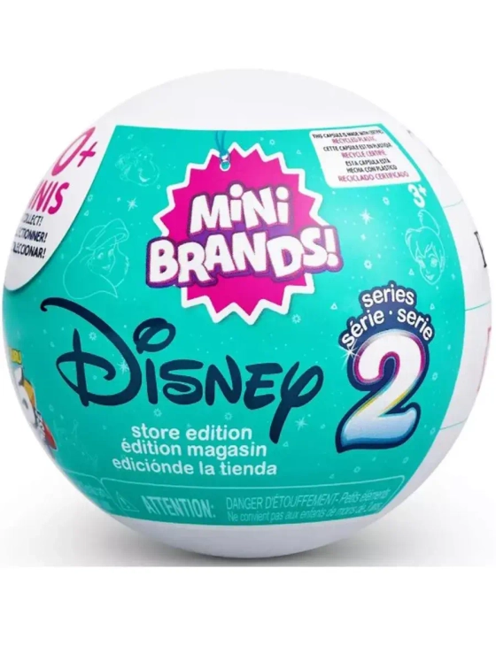 Шар 5 сюрпризов Зуру Mini Brands Surprise Дисней 2 серия