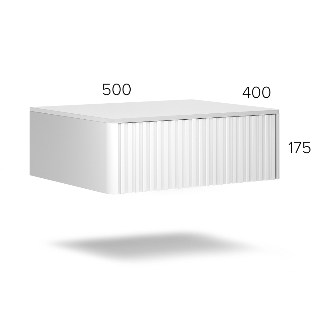 Тумба прикроватная подвесная GROSS 6000 (RAL 9003)