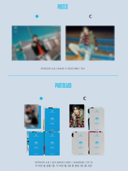 Альбом Wanna One Kang Daniel - CYAN 2nd Mini Album 2 Version SET