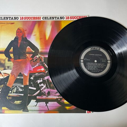 Винтажная виниловая пластинка Сборник Adriano Celentano Адриано Челентано 18 Successi (Италия 1976)