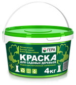 Краска ГЕРА для садовых деревьев (1,5кг, 4кг).