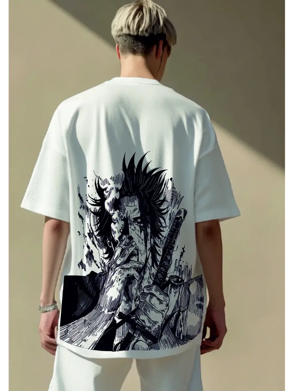 Футболка белая Черный клевер Ями Сукэхиро