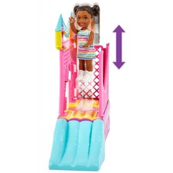 Барби - Набор няни Skipper Bouncy Castle с 2 куклами HHB67