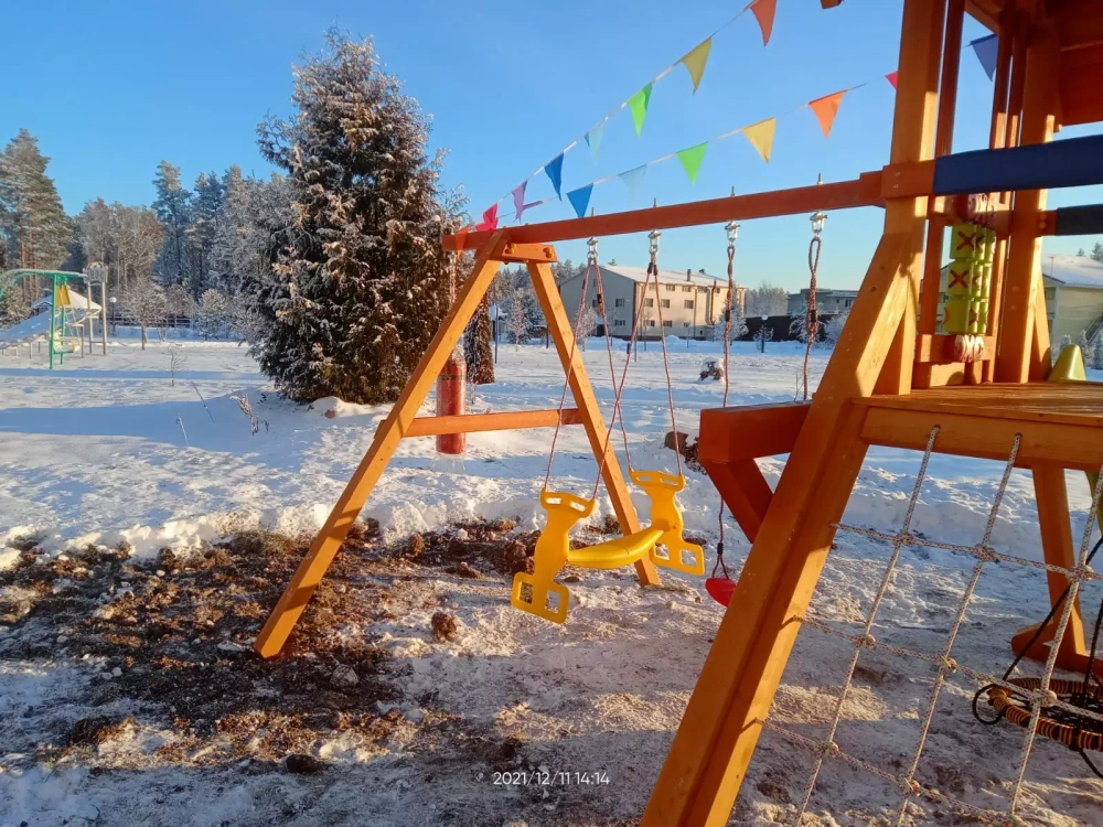 Деревянный игровой комплекс Савушка Lux - 14