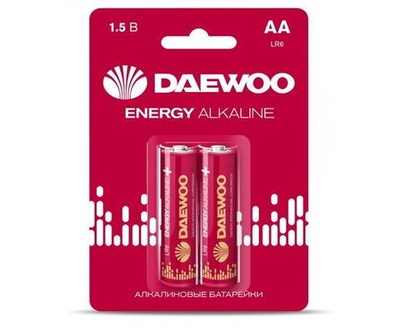 Элемент питания Daewoo Energy Alkaline LR6/316 BL2
