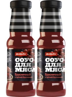 Соус Брусничный с лесной брусникой 285 г * 2 шт