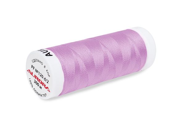 Нитки для креативных работ Aurora №120, 300 м, цв. PF131, 5 катушек