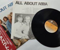 Винтажная виниловая пластинка LP АББА ABBA All About (Japan 1978) (Obi) Mamma Mia