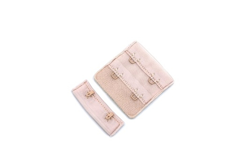 Застежка 2х2, 4,4см, серебристый пион, (Арт: Z2/4-168), шт