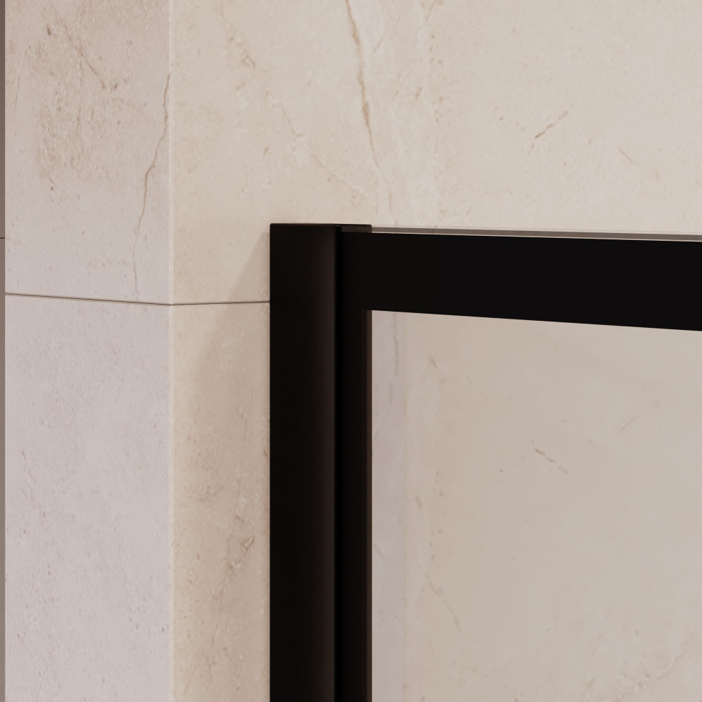 Душевая перегородка RGW WA-111B (Рисунок - черный принт, 1000)