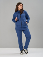 Костюм с брюками КБфн-055/индиго