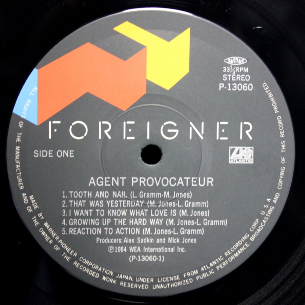 Foreigner / Agent Provocateur (LP)