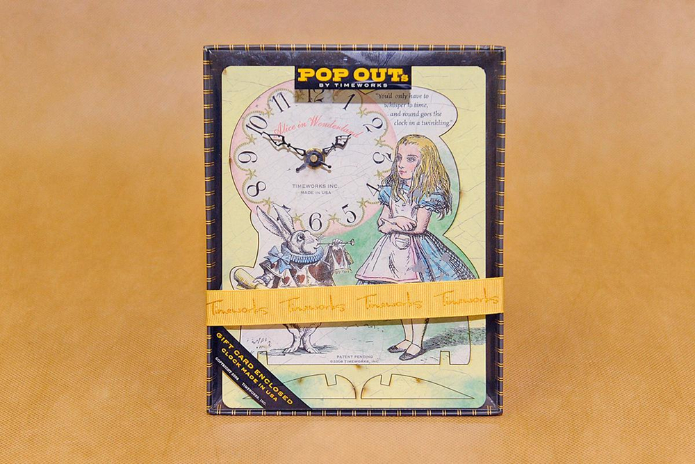 Часы настольные Timeworks Alice in Wond POTAIW США