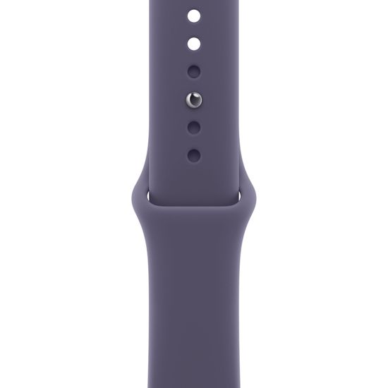 Умные часы Apple Watch Series 11, 46 mm, Silver Aluminium Purple Fog Sport Band M/L