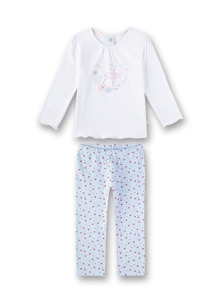 Хлопковая пижама с крольчонком Sanetta