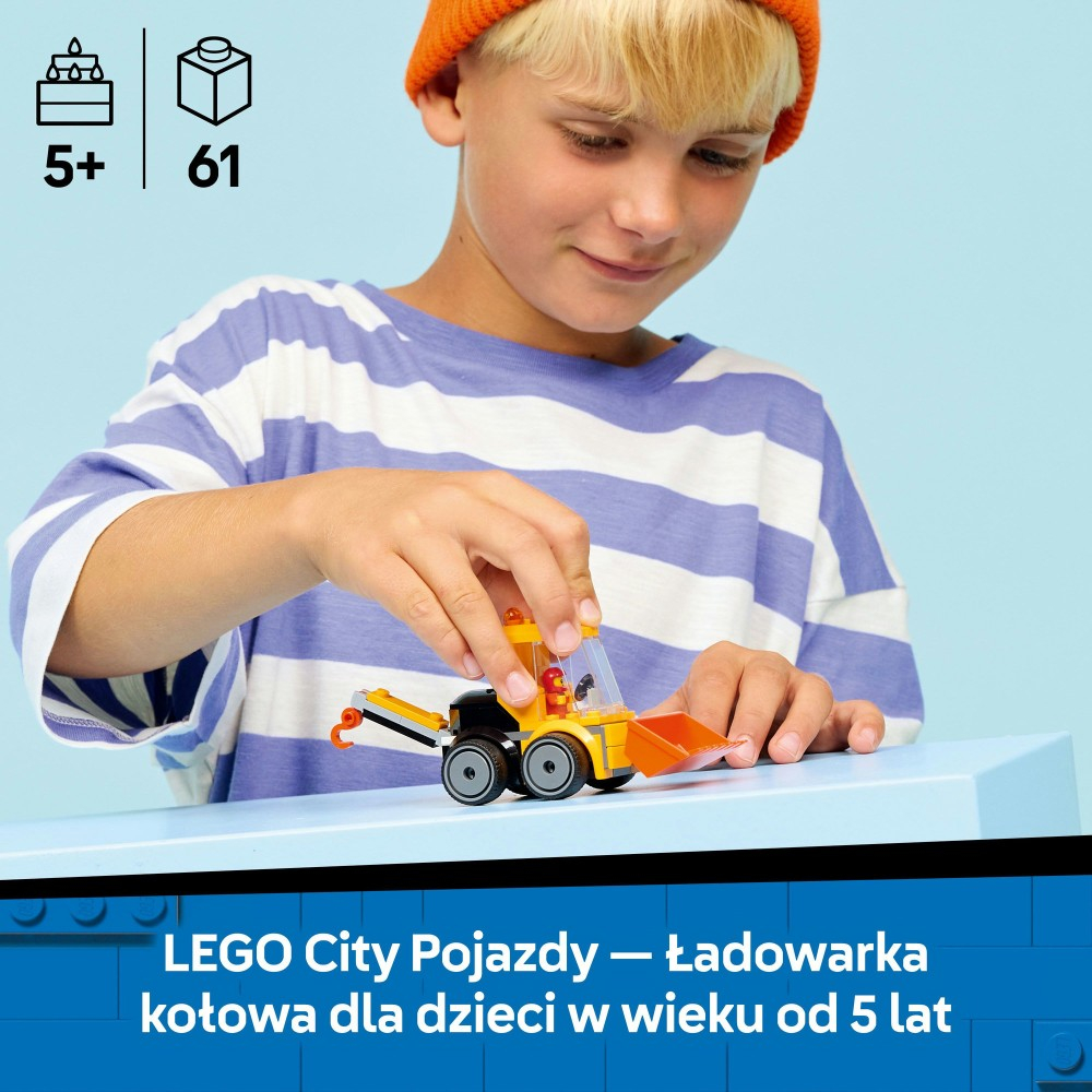 LEGO City - Pojazdy - Колесный погрузчик 60483