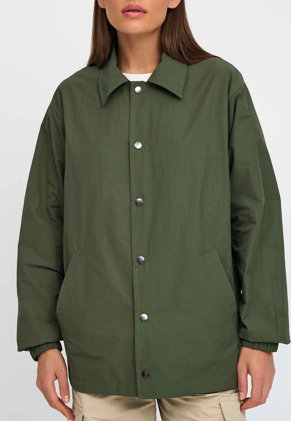 Куртка Kefirmaykifer Коуч Оверсайз хаки