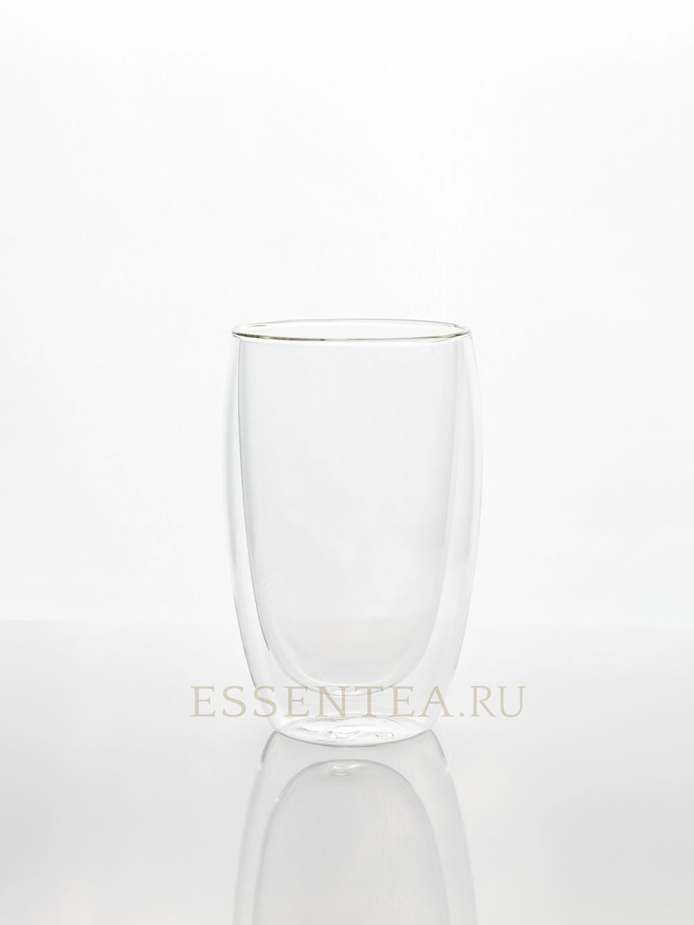 Чашка стеклянная из двойного стекла 450 мл