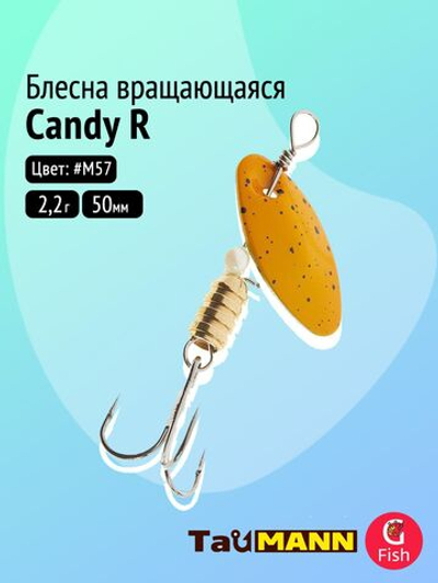 Блесна вращающаяся TauMANN Candy R 2,2g#M58, 50м