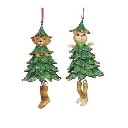 Кошечка/собачка в костюме ёлки