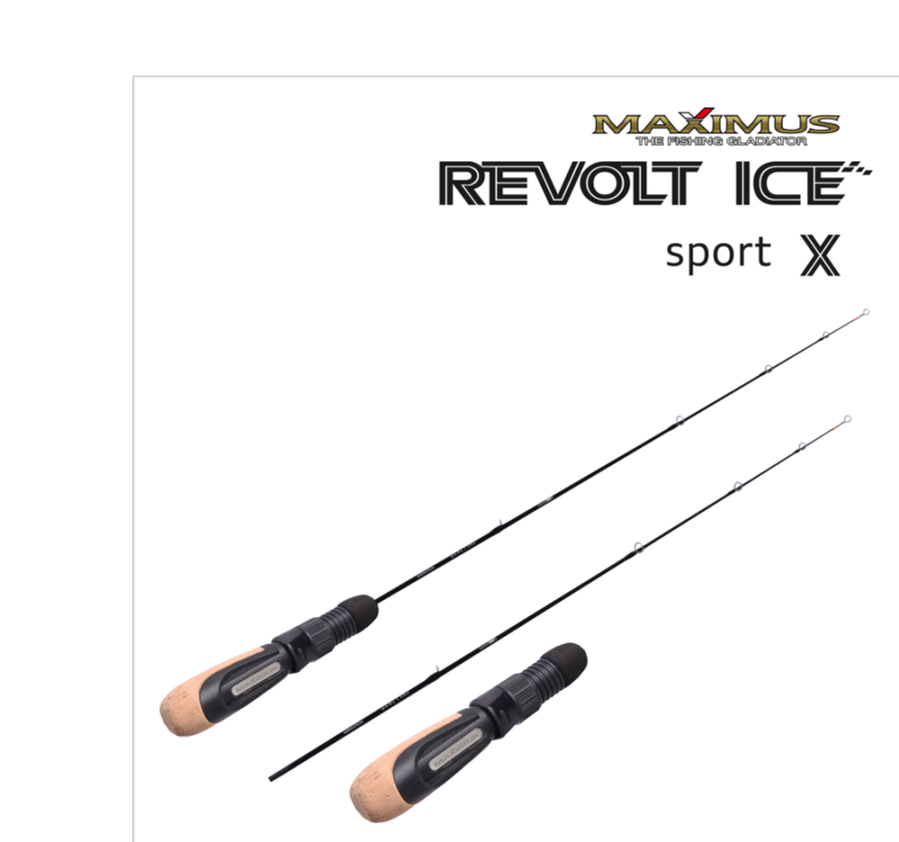 Зимняя удочка Maximus REVOLT ICE SPORT X 302MH (MIRRISX302MH) 0,75м до 40гр