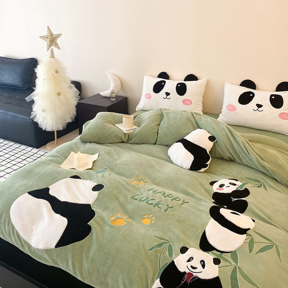 ZEPHYR HOME 1.5 Полуторка Велюр Панда