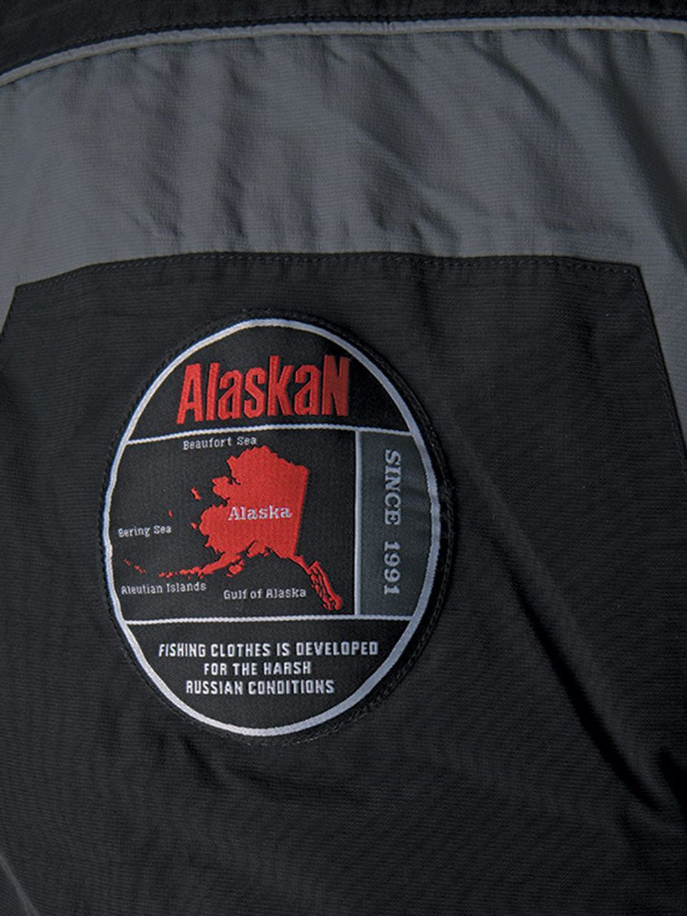 Костюм зимний Alaskan Dakota красный/серый/черный XS (куртка+полукомбинезон)