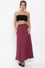 Юбка макси Алана (бордовая) Ю14254-6М LT Collection