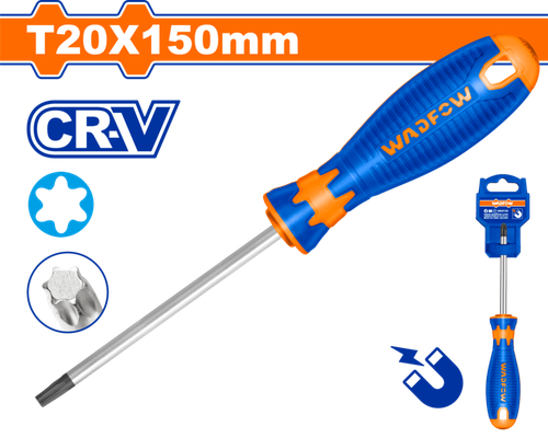 Oтвертка Torx T20х150мм (12/144) WADFOW WSDT226