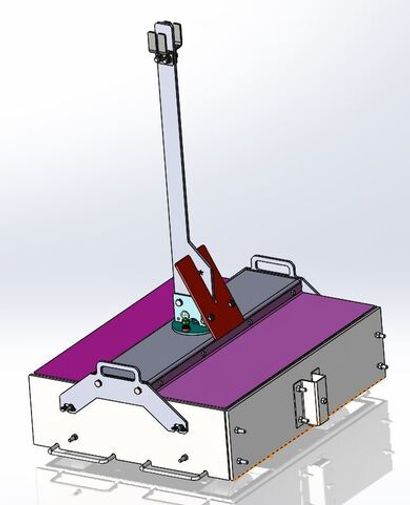 Платформа для установки металлических мишеней на комплекс ТРАФИК
